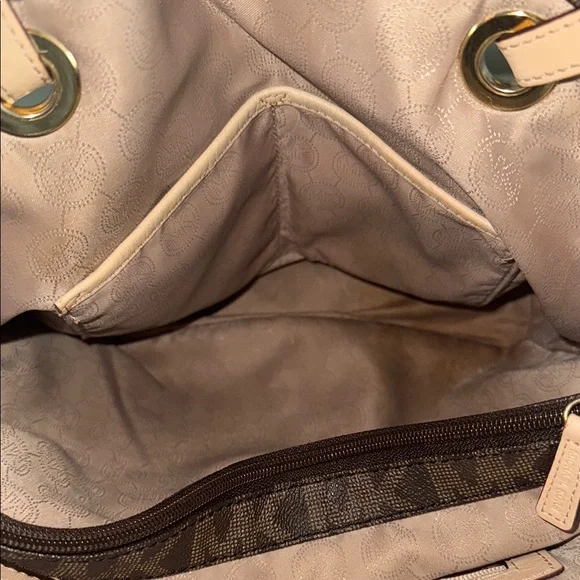 Michael Kors Brown Tote with Signature Monogram - Picture 9 of 15